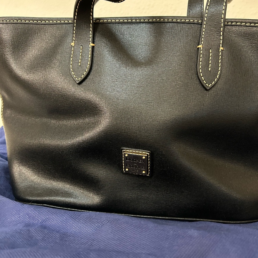 Dooney & Bourke Black Leather Shoulder Bag